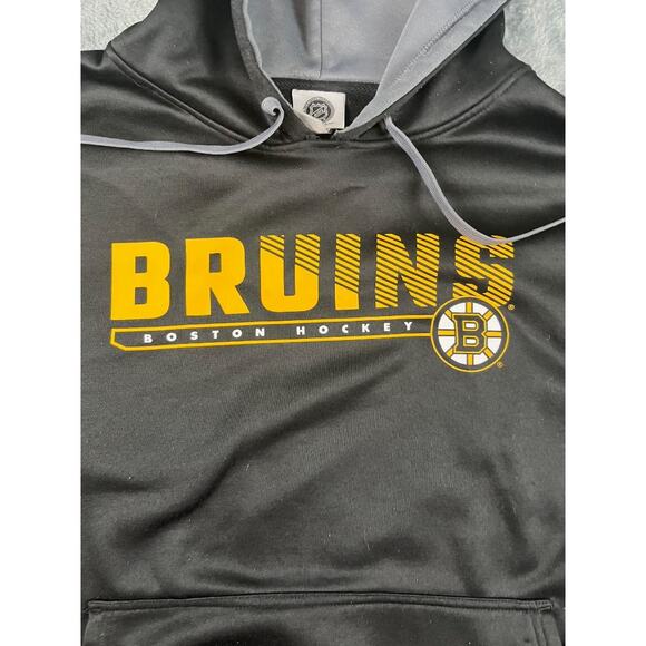 NHL Boston Bruins Black Hoodie Sweatshirt 2XL Official Licensed Hockey Mens - Picture 5 of 10
